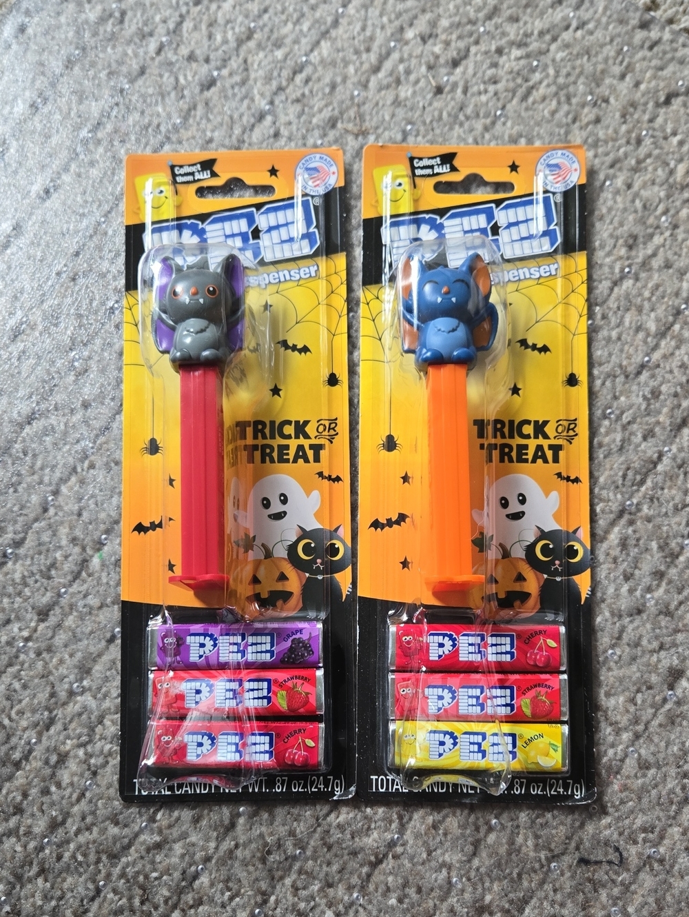 Trick or Treat Bat Bat Halloween Candy Dispenser - Orange & Pink